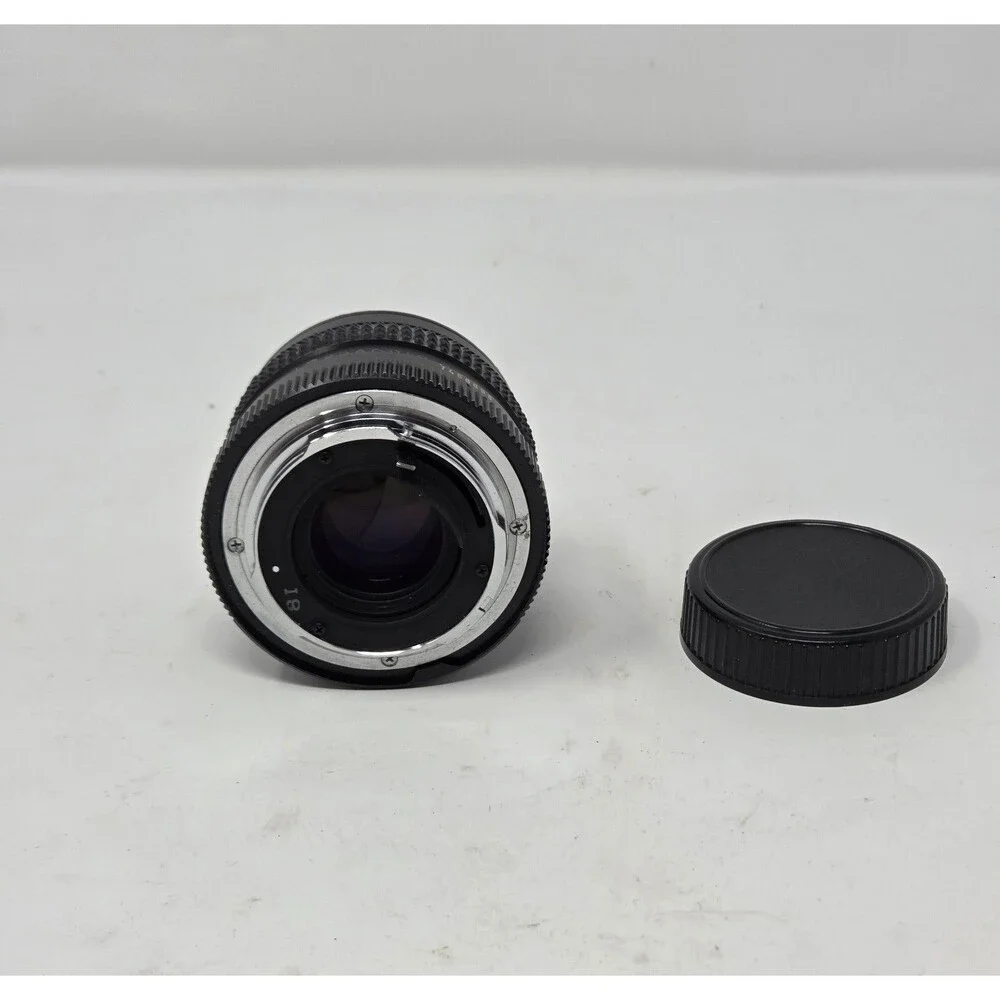 Konica Hexanon AR 50mm f/1.7 Lens Manual Focus Japan w/ Caps Clean